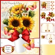 Beautiful Vase of Flowers 7x5 Mini Kit 5