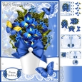 Beautiful Vase of Flowers 7x5 Mini Kit 6