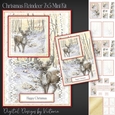 Christmas Reindeer 7x5 Mini Kit