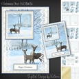 Christmas Deer 7x5 Mini Kit