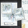 Christmas Snowman in Forest 7x5 Mini Kit
