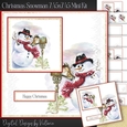 Christmas Snowman 7.45x7.45 Mini Kit