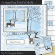 Christmas Deer 7.45x7.45 Mini Kit