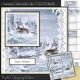 Christmas Cabin at the Lake 7.45x7.45 Mini Kit