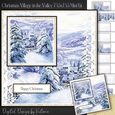 Christmas Village in the Valley 7.45x7.45 Mini Kit