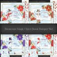 Snowman Magic Open Book Bumper Set