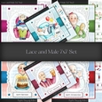 Lace and Male 7x7 Set