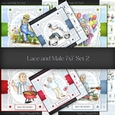 Lace and Male 7x7 Set 2