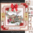 Christmas Cottage 7x7 inch No.1