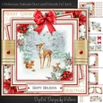 Christmas Animals Deer and Friends 7x7 inch