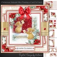 Christmas Animals Mice Posting a Card 7x7 inch