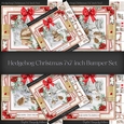 Hedgehog Christmas 7x7 inch Bumper Set