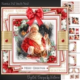 Santa 7x7 inch No.1
