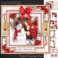 Santa 7x7 inch No.2