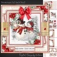 Snowman 7x7 inch No.2