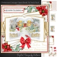 Christmas Cottage Open Book 7x7 inch No.4
