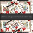 Christmas Cottage Open Book 7x7 inch Bumper Set