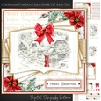 Christmas Postbox Open Book 7x7 inch No.1