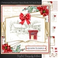 Christmas Postbox Open Book 7x7 inch No.4