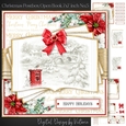 Christmas Postbox Open Book 7x7 inch No.5