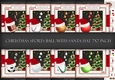 Christmas Sports Ball with Santa Hat 7x7 inch Bumper Set