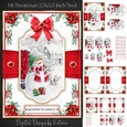 Mr Snowman 7.5x5.5 inch No.4