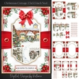 Christmas Cottage 7.5x5.5 inch No.4
