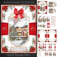 Christmas Cottage 7.5x5.5 inch No.6