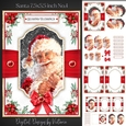 Santa 7.5x5.5 inch No.4