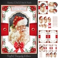Santa 7.5x5.5 inch No.6