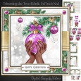 Trimming the Tree Ethnic 7x7 inch No.1