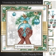 Trimming the Tree Ethnic 7x7 inch No.4