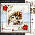 Christmas Kitty 7x7 inch No.1