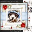  Christmas Puppy 7x7 inch No.1