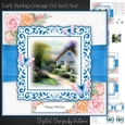 Early Spring Cottage 7x7 inch No.1