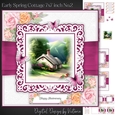 Early Spring Cottage 7x7 inch No.2