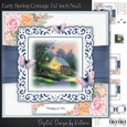 Early Spring Cottage 7x7 inch No.3