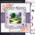 Early Spring Cottage 7x7 inch No.5
