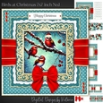 Birds at Christmas 7x7 inch No.1