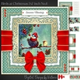 Birds at Christmas 7x7 inch No.4