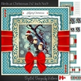 Birds at Christmas 7x7 inch No.9