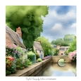 Bridge over the Water 7x7 inch No.2