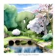 Bridge over the Water 7x7 inch No.3