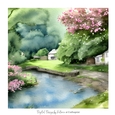 Bridge over the Water 7x7 inch No.9