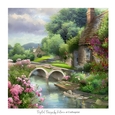 Bridge over the Water 7x7 inch No.12