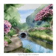 Bridge over the Water 7x7 inch No.13