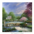 Bridge over the Water 7x7 inch No.14