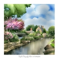 Bridge over the Water 7x7 inch No.16