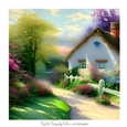 Spring Cottage 7x7 inch No.2