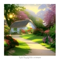 Spring Cottage 7x7 inch No.5